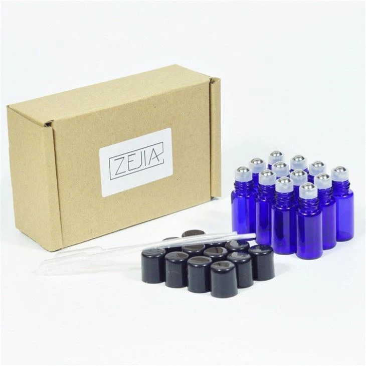 3ml Amber Glass Roll On Bottle